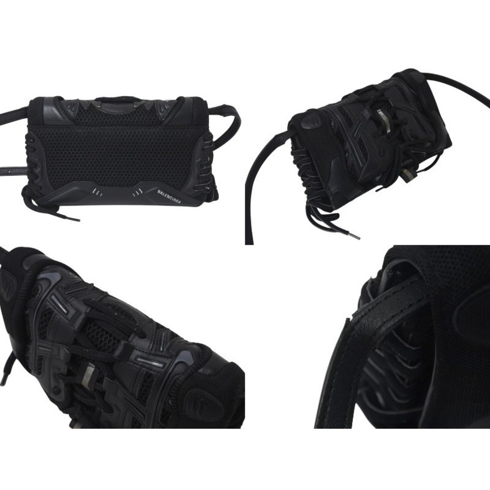 BALENCIAGA Sneaker Headphone Holder Shoulder Bag Black - Picture 2 of 7